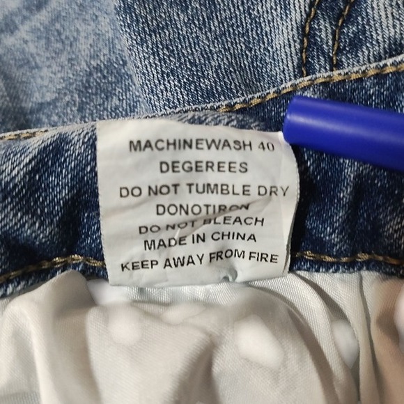 Katch Me Women's Premium Denim Light Wash Wide Leg Jeans EUR 36 / US 4-6 - Picture 10 of 11